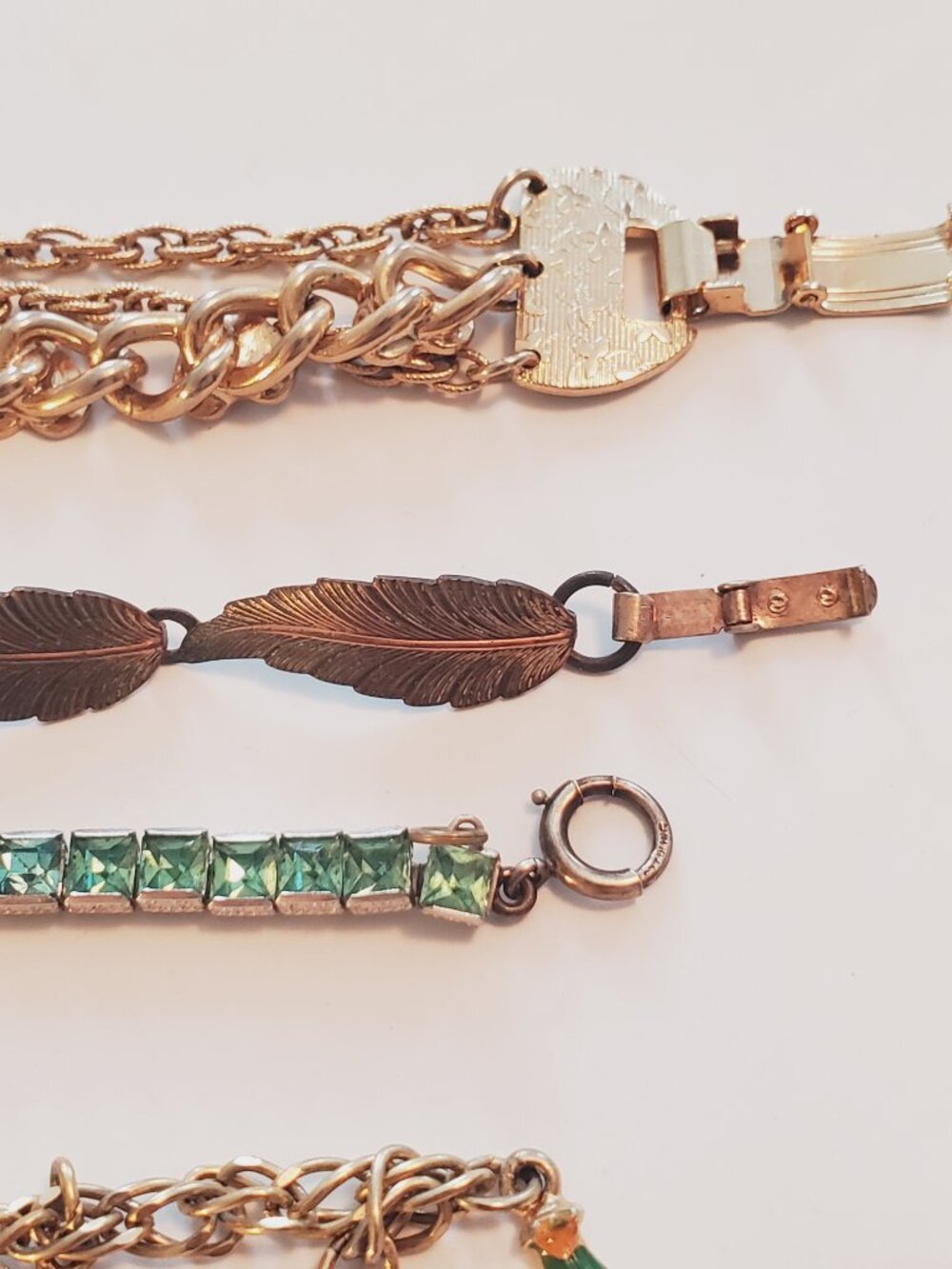 7 Bracelets, items # A-2559-2565., wt. 105 grams. - Picture 7 of 16
